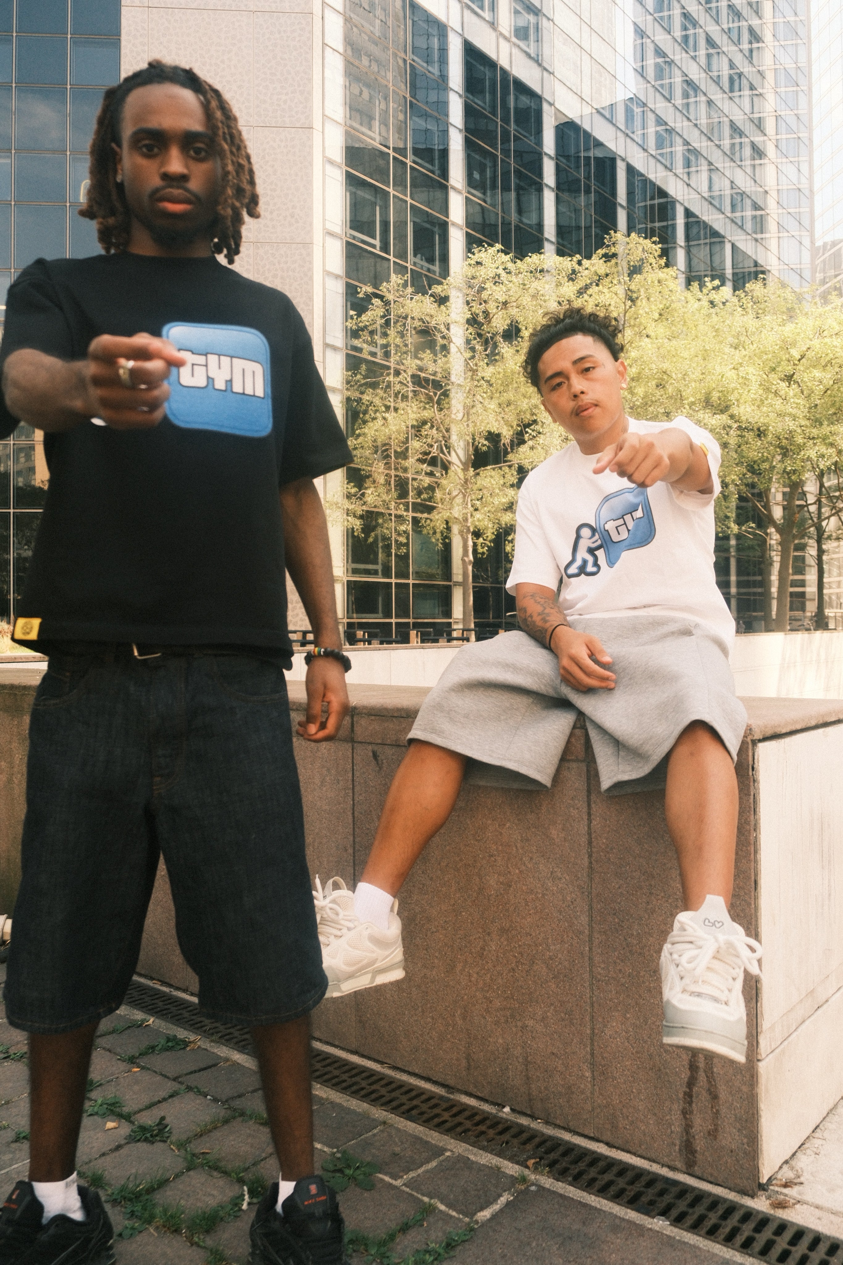 PUSH YOUR TYM BLACK - TEE
